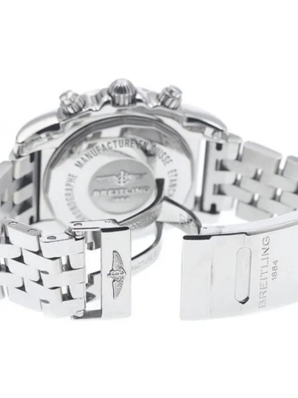BREITLING Chronomat AB0420 Date GMT Silver Dial Automatic Men's Watch_965551